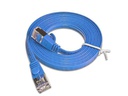 SLIM Slimpatchkabel  Cat 6, STP, 1 m, Blau