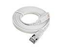 SLIM Slimpatchkabel  Cat 6, STP, 1 m, Weiss