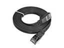 SLIM Slimpatchkabel  Cat 6, STP, 10 m, Schwarz