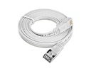 SLIM Slimpatchkabel  Cat 6, STP, 10 m, Weiss