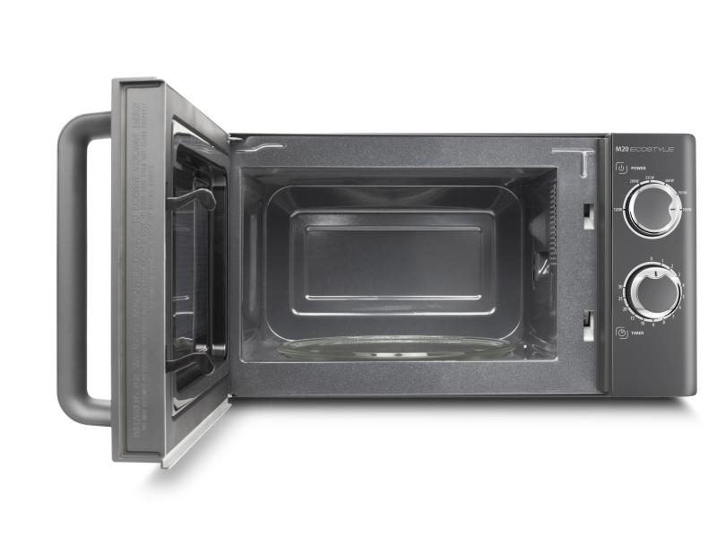 Caso Mikrowelle M20 Ecostyle Grau/Schwarz
