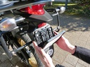 EASYKLICK Kennzeichenhalter Moto Chrom