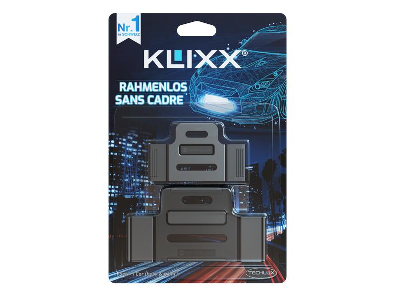 Klixx Kennzeichenhalter Rahmenlos, Langformat