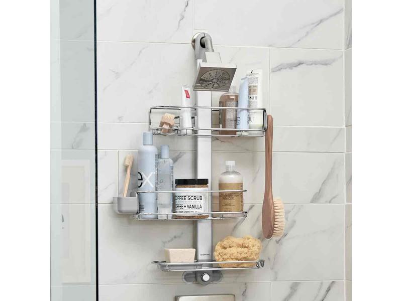 Simplehuman Duschmittelhalter Shower Caddy 70 - 100 cm, Silber