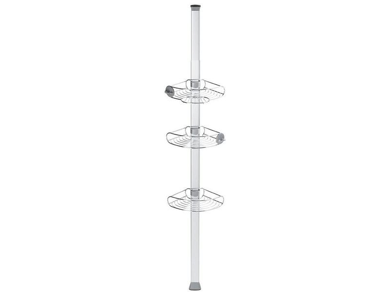 Simplehuman Duschmittelhalter Spann-Duschcaddy 152.4 - 243.8 cm, Silber