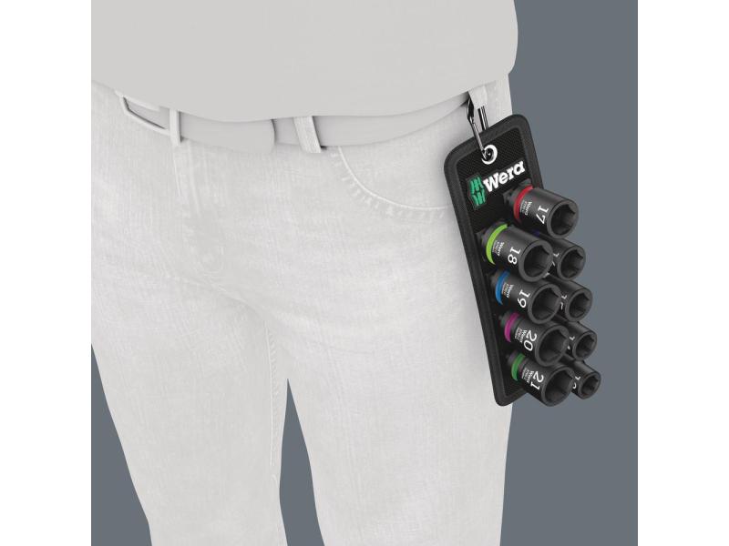 Wera Stecknuss Satz Belt C Impaktor 1, 1/2 10-teilig