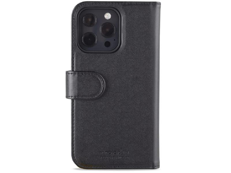 Holdit Book Cover Wallet iPhone 13 Pro Magnet Schwarz