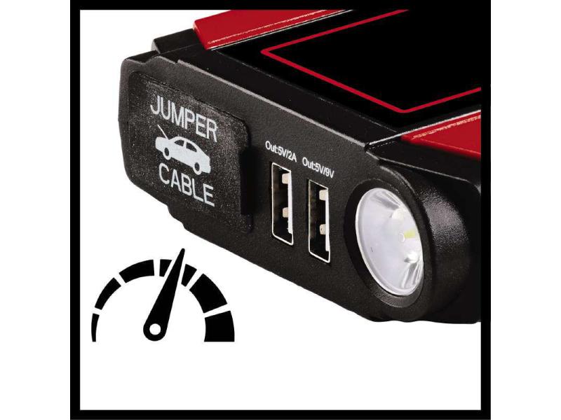 Einhell Starterbatterie mit Ladefunktion CE-JS 18 / 12V/ 300A