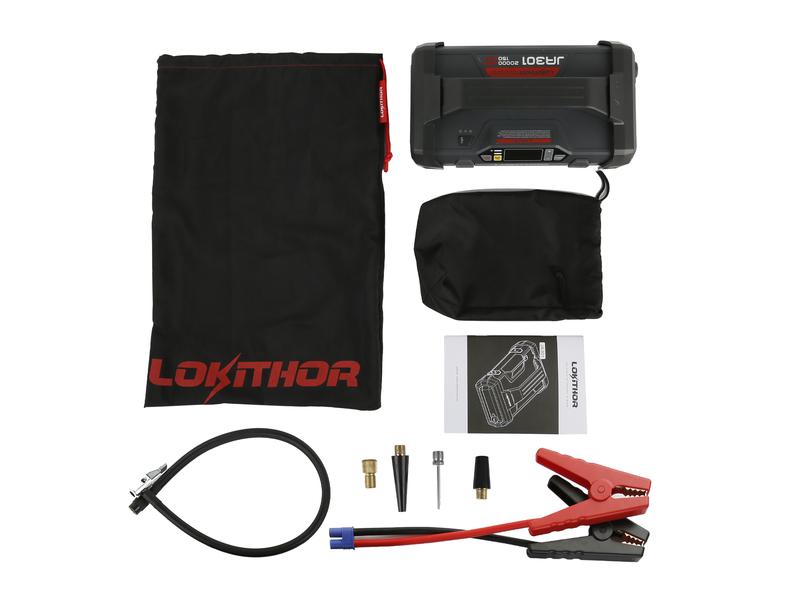 Lokithor Jump Starter und Luftpumpe 12V/ 2000A