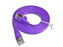 SLIM Slimpatchkabel  Cat 6, STP, 2 m, Violett