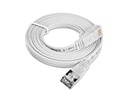 SLIM Slimpatchkabel  Cat 6, STP, 2 m, Weiss