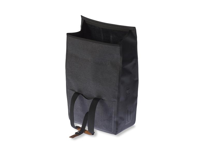 BASIL Fahrradtasche Urban Dry Shopper Grau