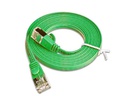 SLIM Slimpatchkabel  Cat 6, STP, 3 m, Grün