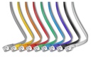 SLIM Slimpatchkabel  Cat 6, STP, 5 m, Gelb