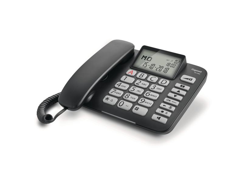 Gigaset Tischtelefon DL580  Schwarz