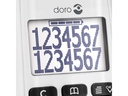 Doro Schnurlostelefon PhoneEasy 110  Weiss