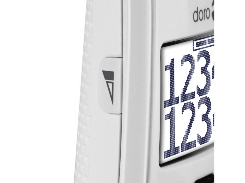 Doro Schnurlostelefon PhoneEasy 110  Weiss
