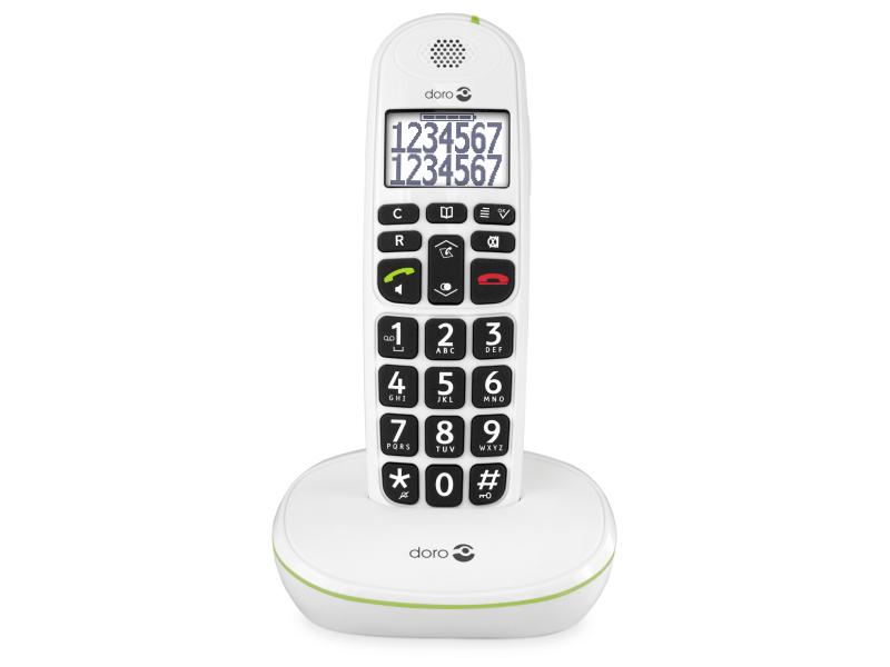 Doro Schnurlostelefon PhoneEasy 110  Weiss