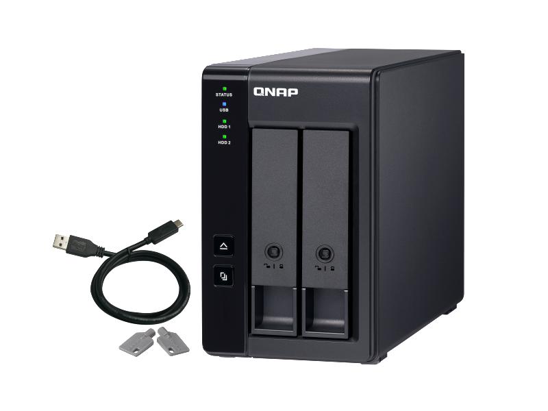 QNAP NAS-Erweiterungsgehäuse TR-002, 2-bay, USB 3.0