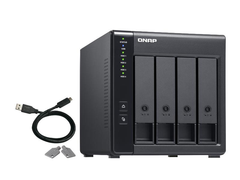 QNAP NAS-Erweiterungsgehäuse TR-004, 4-bay, USB 3.0