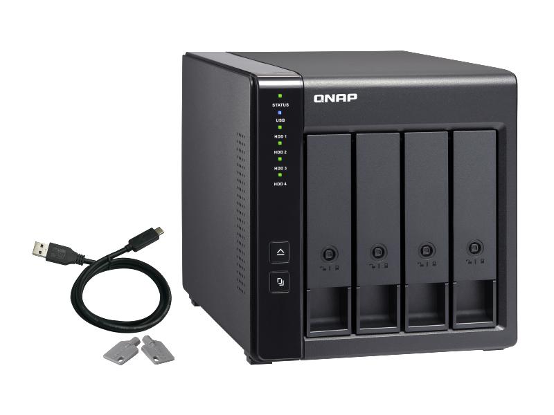 QNAP NAS-Erweiterungsgehäuse TR-004, 4-bay, USB 3.0