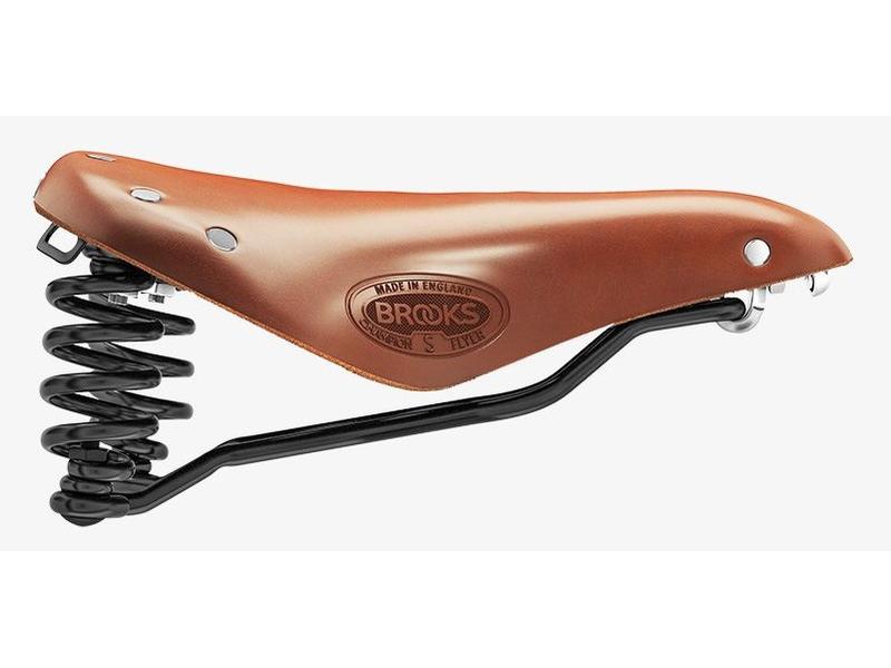 BROOKS Fahrradsattel Flyer S Honigbraun