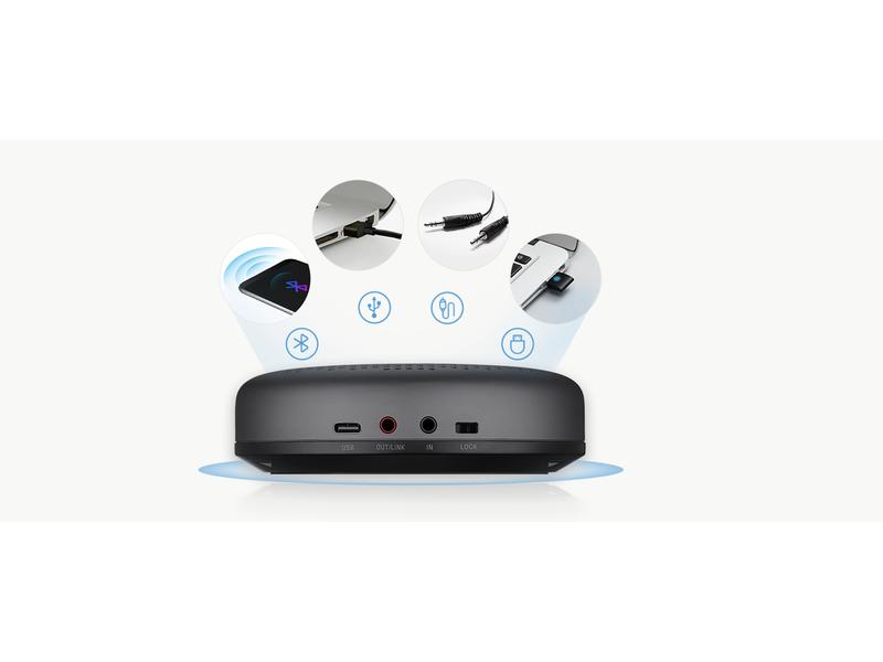 eMeet Luna USB Speakerphone mit Bluetooth Dongle