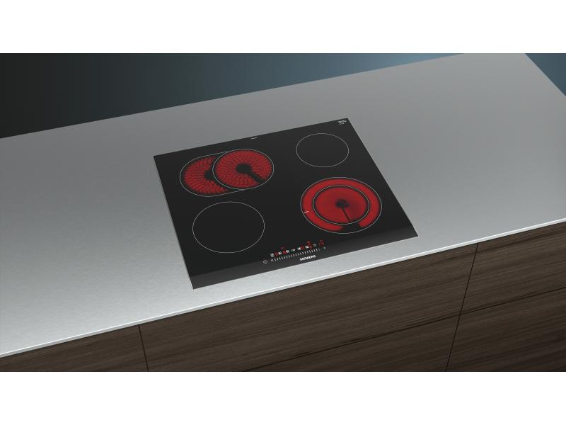 Siemens Glaskeramik-Kochfeld ET675FNP1C Facetten-Design