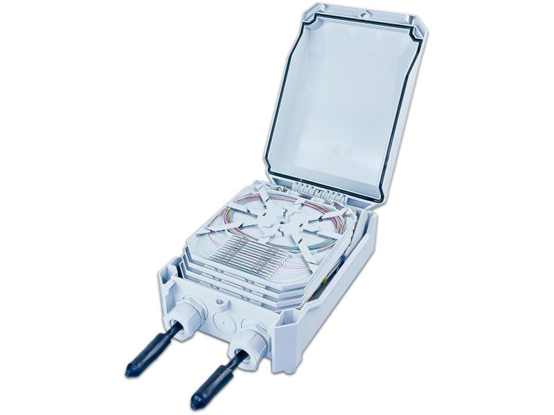 Lightwin Spleissbox IP55 Wandbox Mini Patch für 48 Fasern