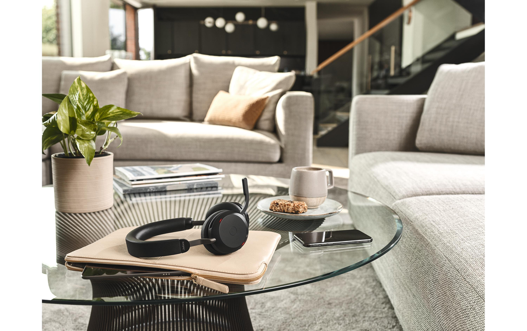 Jabra Headset Evolve2 75 Duo MS Schwarz USB-C, Schwarz