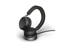 Jabra Headset Evolve2 75 Duo MS inkl. Ladestation, USB-C, Schwarz
