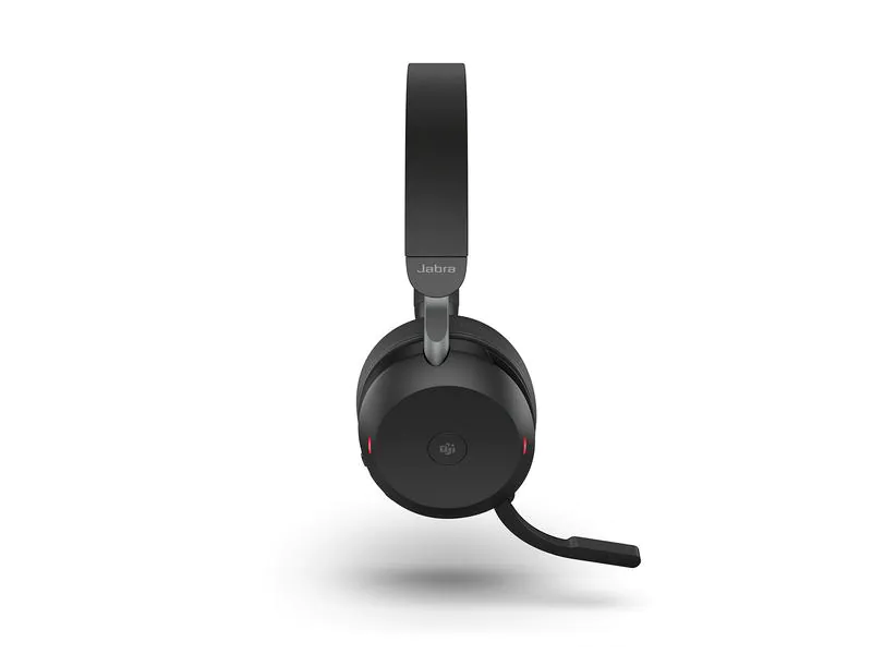 Jabra Headset Evolve2 75 Duo MS inkl. Ladestation, USB-C, Schwarz