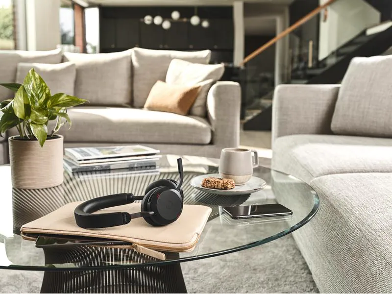 Jabra Headset Evolve2 75 Duo MS inkl. Ladestation, USB-C, Schwarz