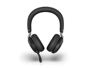 Jabra Headset Evolve2 75 Duo UC inkl. Ladestation, USB-A, Schwarz