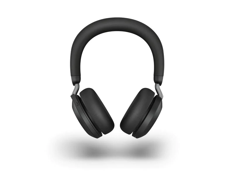 Jabra Headset Evolve2 75 Duo UC inkl. Ladestation, USB-A, Schwarz