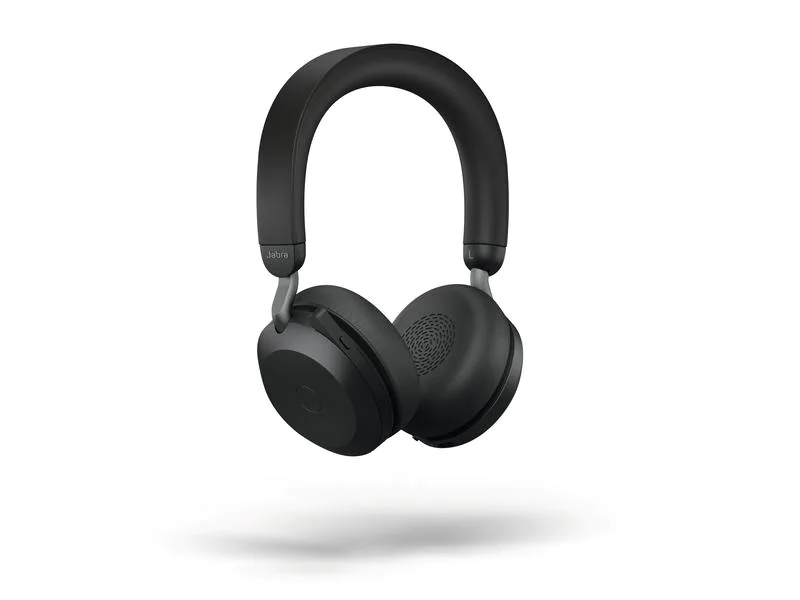 Jabra Headset Evolve2 75 Duo UC inkl. Ladestation, USB-A, Schwarz