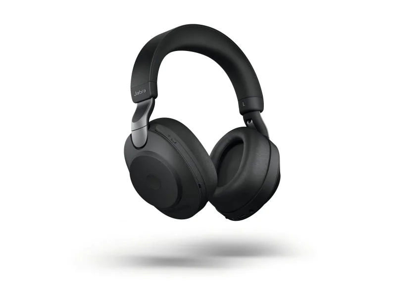 Jabra Headset Evolve2 85 DUO UC Schwarz, USB-C, Ladestation