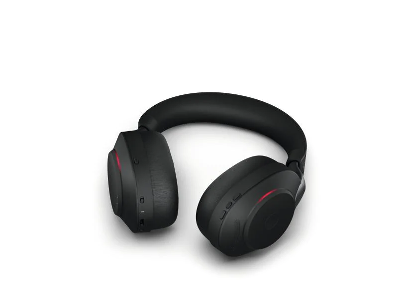 Jabra Headset Evolve2 85 DUO UC Schwarz, USB-C, Ladestation