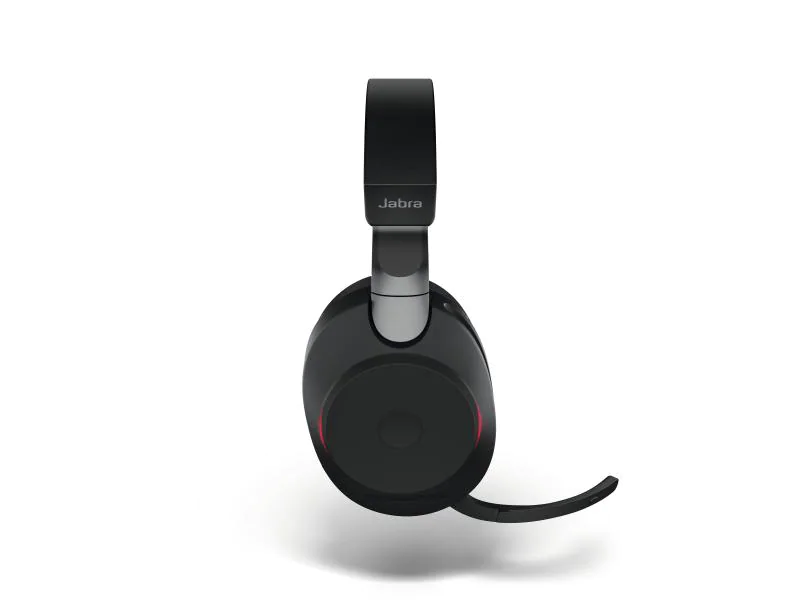 Jabra Headset Evolve2 85 DUO UC Schwarz, USB-C, Ladestation