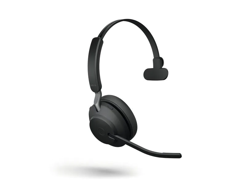Jabra Headset Evolve2 65 Mono UC Schwarz, USB-A, Ladestation