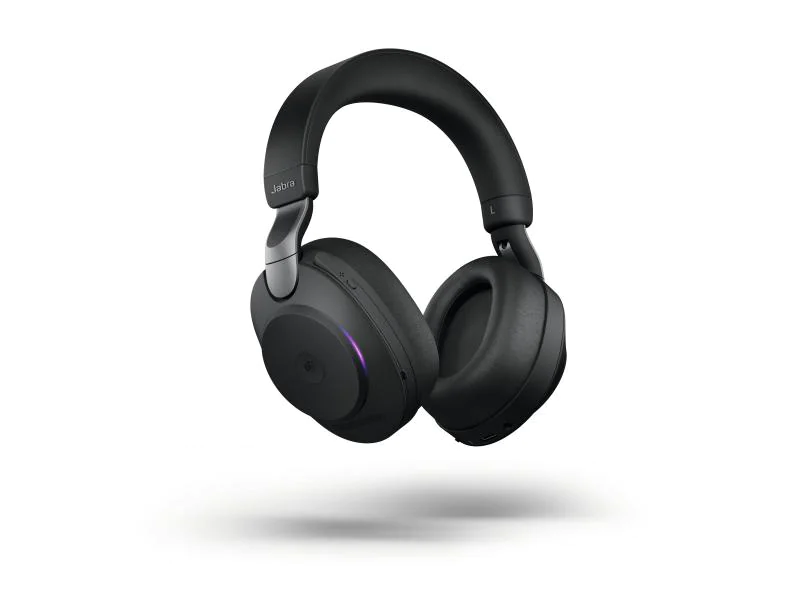 Jabra Headset Evolve2 85 DUO MS Schwarz, USB-A, Ladestation