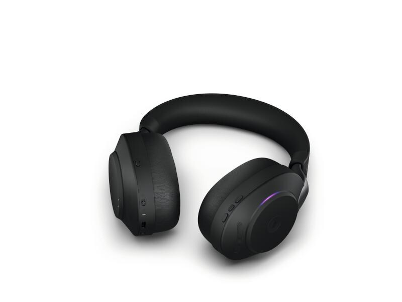 Jabra Headset Evolve2 85 DUO MS Schwarz, USB-A, Ladestation