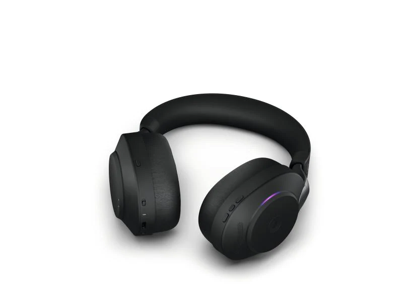 Jabra Headset Evolve2 85 DUO MS Schwarz, USB-C, Ladestation