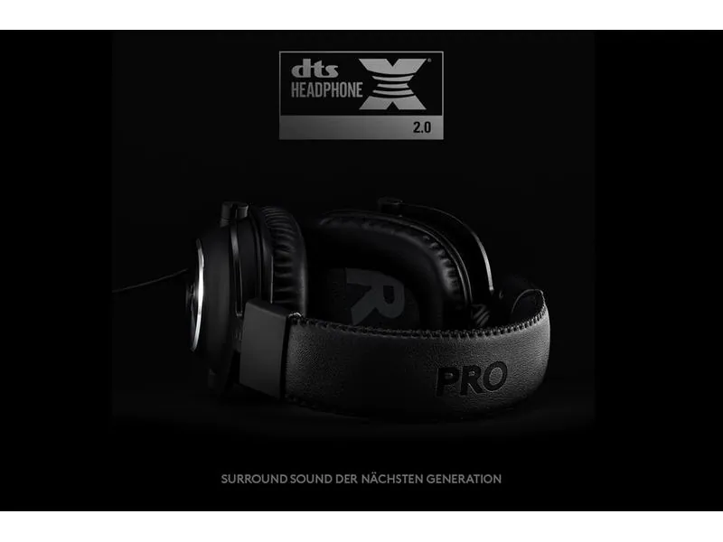 Logitech Headset G PRO X Gaming 7.1 Surround Schwarz