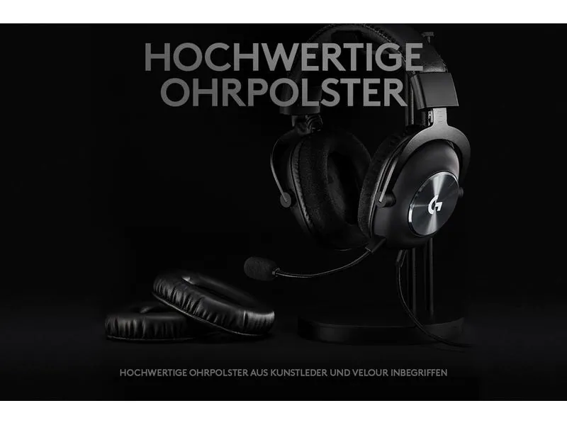 Logitech Headset G PRO X Gaming 7.1 Surround Schwarz