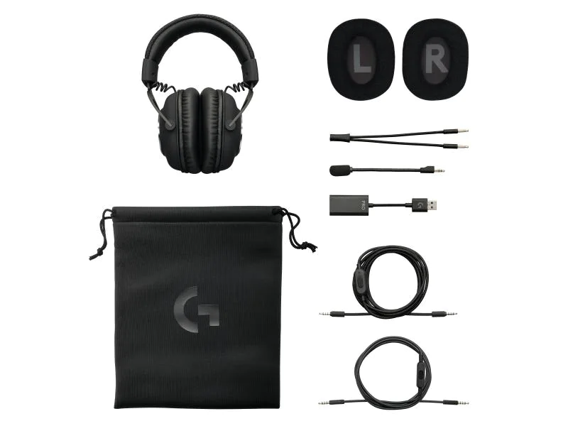 Logitech Headset G PRO X Gaming 7.1 Surround Schwarz