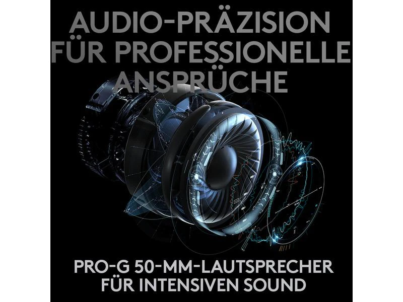 Logitech Headset G Pro X Wireless Lightspeed Gaming Schwarz