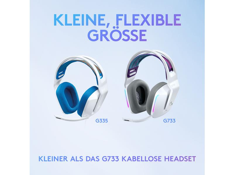 Logitech Headset G335 Gaming Weiss