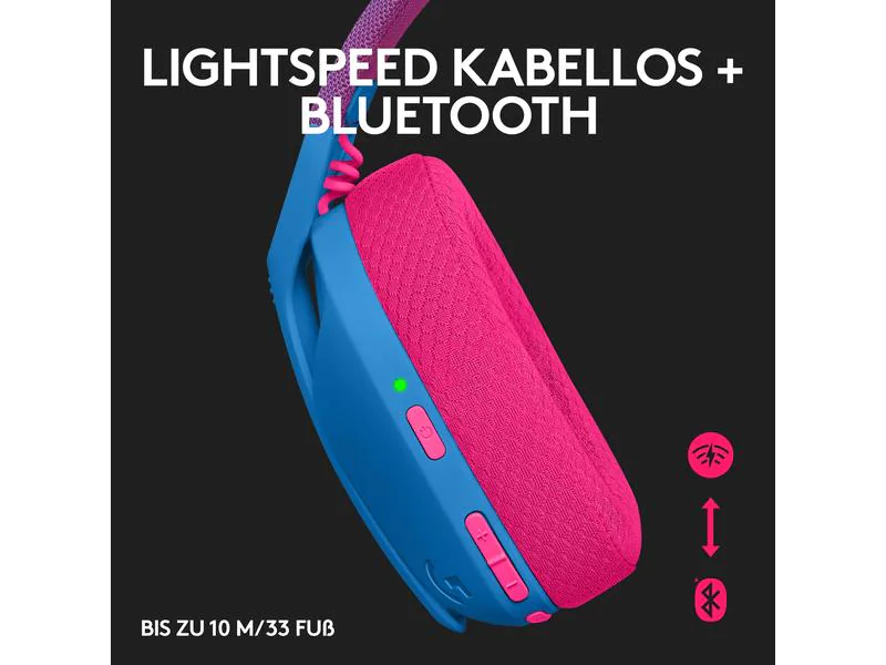 Logitech Headset G435 Gaming Lightspeed Blau