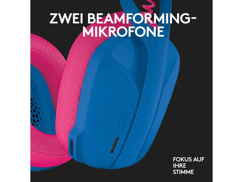 Logitech Headset G435 Gaming Lightspeed Blau